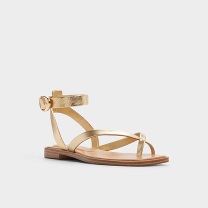 Daressi in Gold - Flat sandal Aldo Gold
