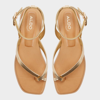 Daressi in Gold - Flat sandal Aldo Gold