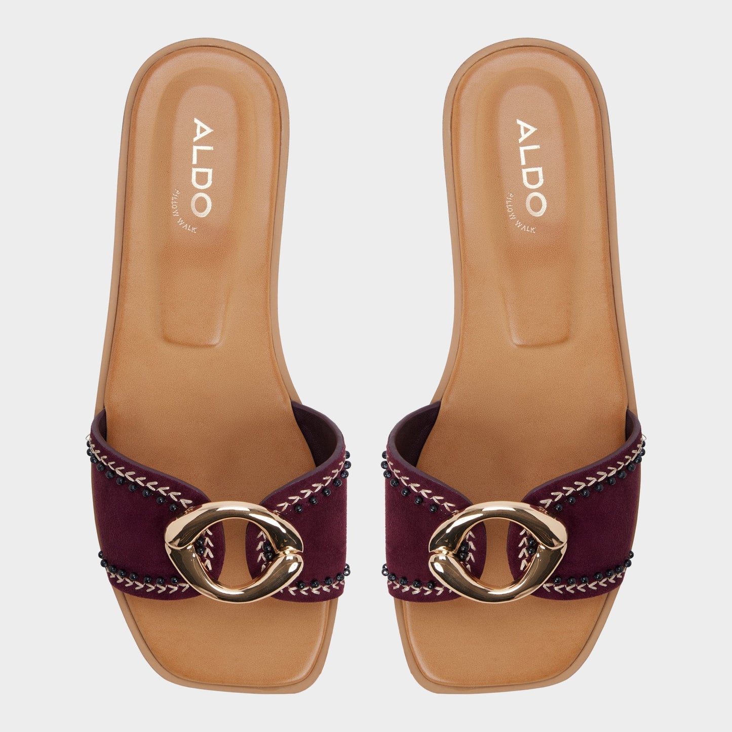 Biggin in Bordo - Slide sandal Aldo Bordo