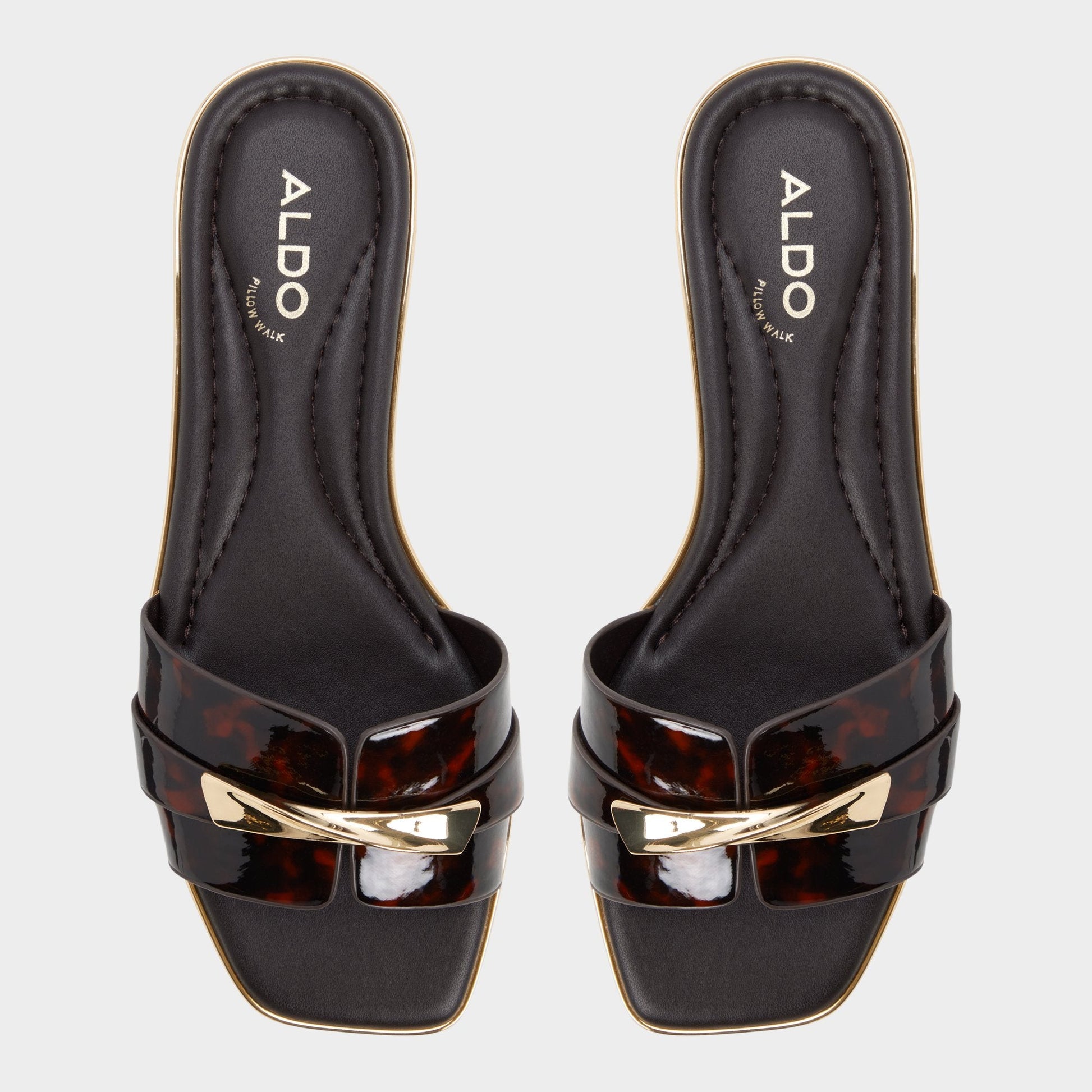 Darlina in Open Brown - Slide sandal Aldo Open brown