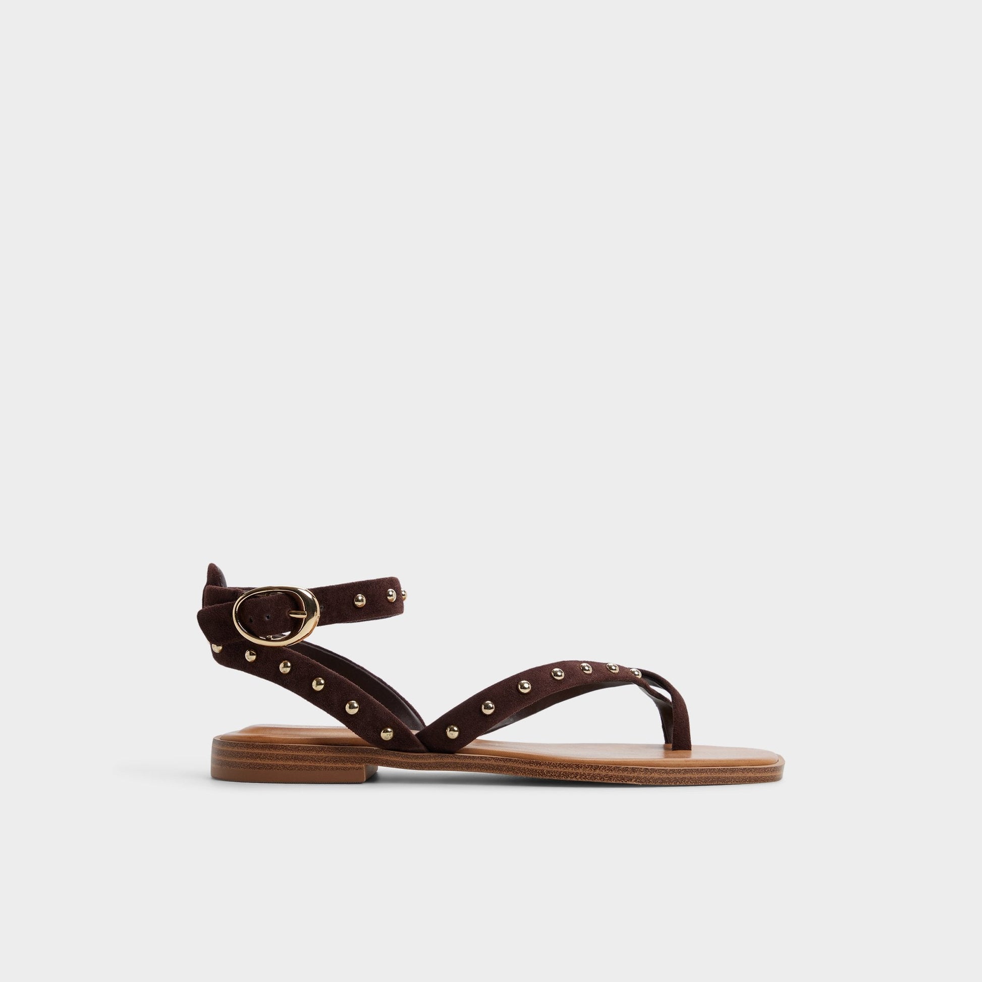 Daressi in Dark Brown - Flat sandal Aldo Dark brown