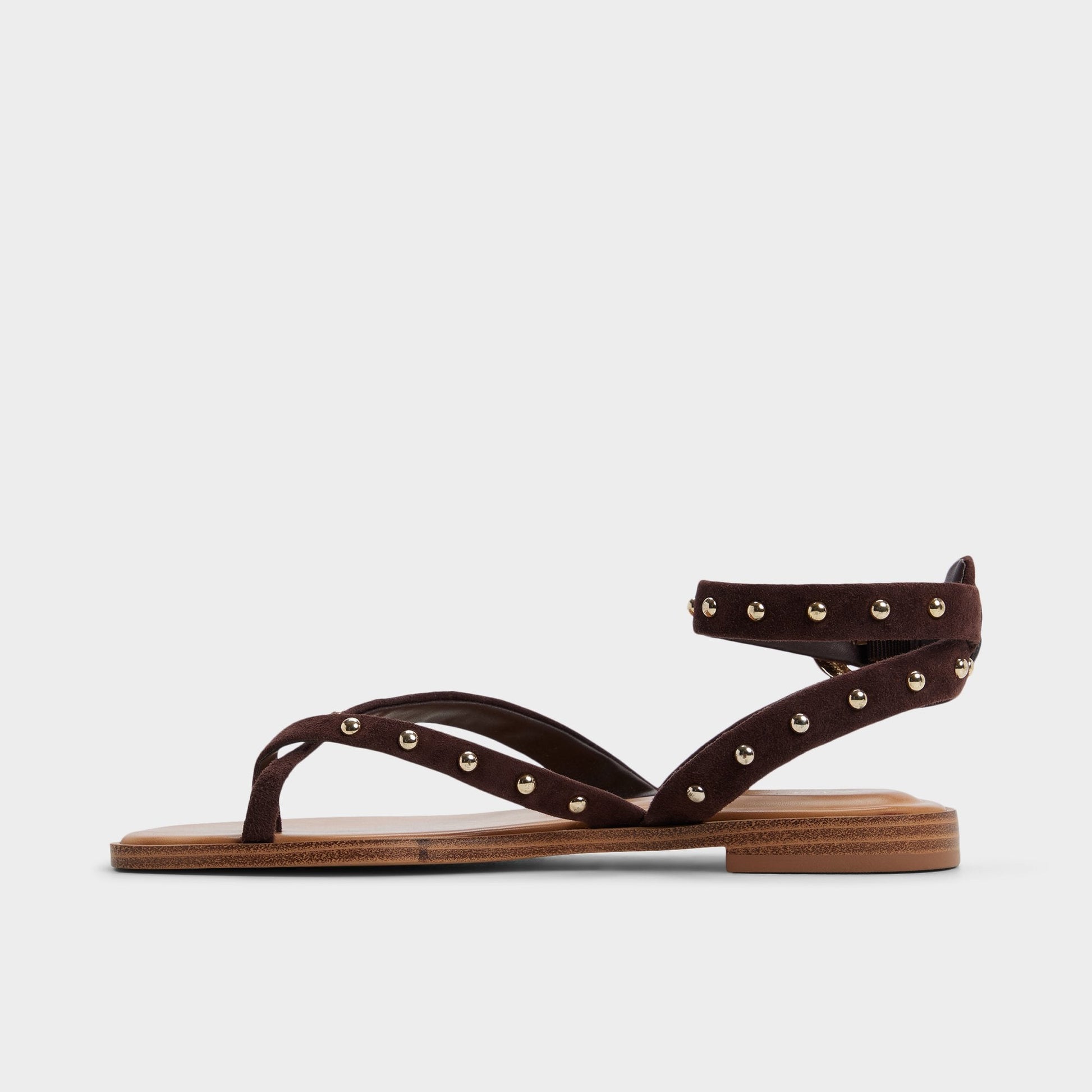 Daressi in Dark Brown - Flat sandal Aldo Dark brown
