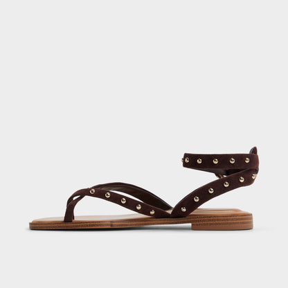 Daressi in Dark Brown - Flat sandal Aldo Dark brown