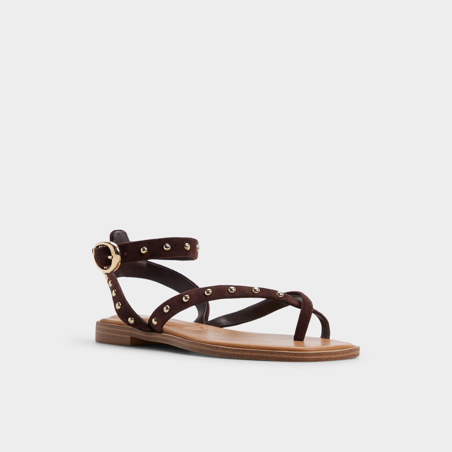 Daressi in Dark Brown - Flat sandal Aldo Dark brown