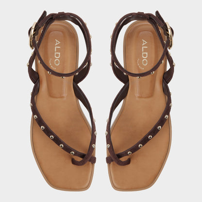 Daressi in Dark Brown - Flat sandal Aldo Dark brown