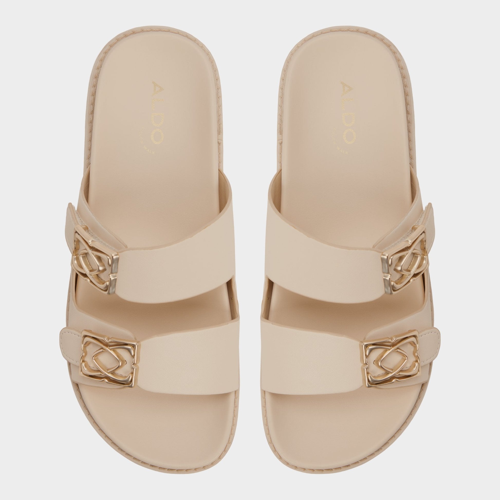 Mungos in Cream - Footbed sandal, Footbed sandal Aldo Cream