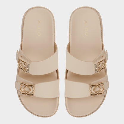 Mungos in Cream - Footbed sandal, Footbed sandal Aldo Cream