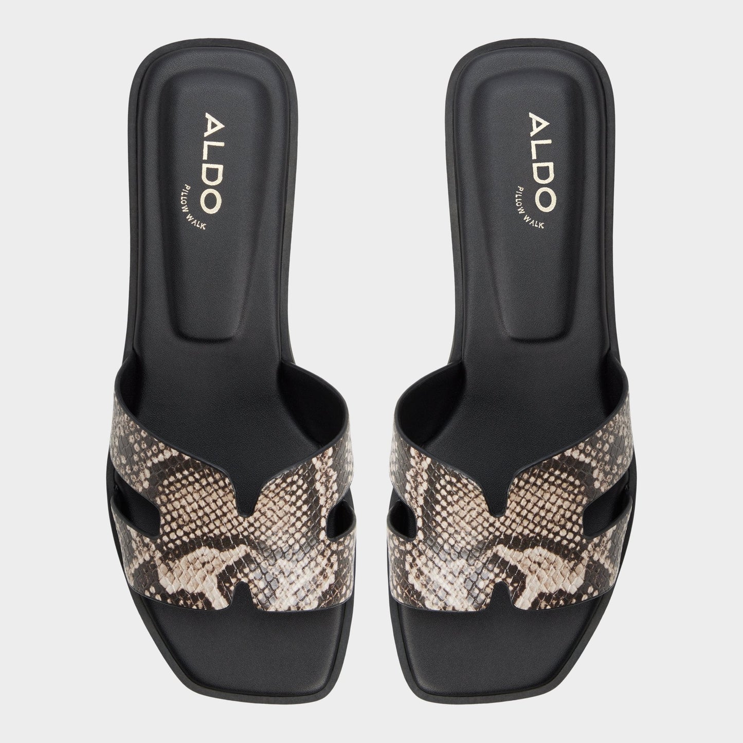 Itsandal in Open Brown 14190528 - Slide sandal Aldo Open brown