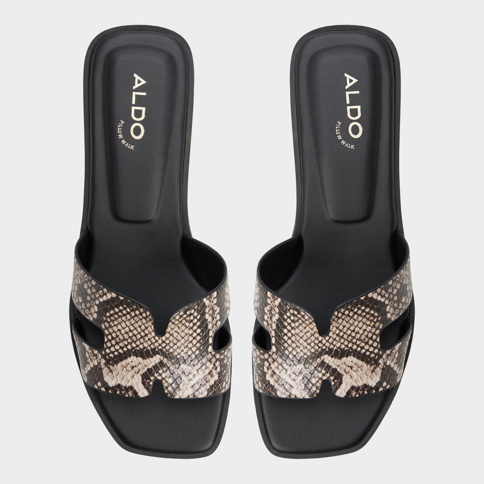 Itsandal in Open Brown 14190528 - Slide sandal Aldo Open brown