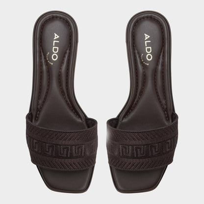 Oceania in Dark Brown 14298155 - Slide sandal Aldo Dark brown