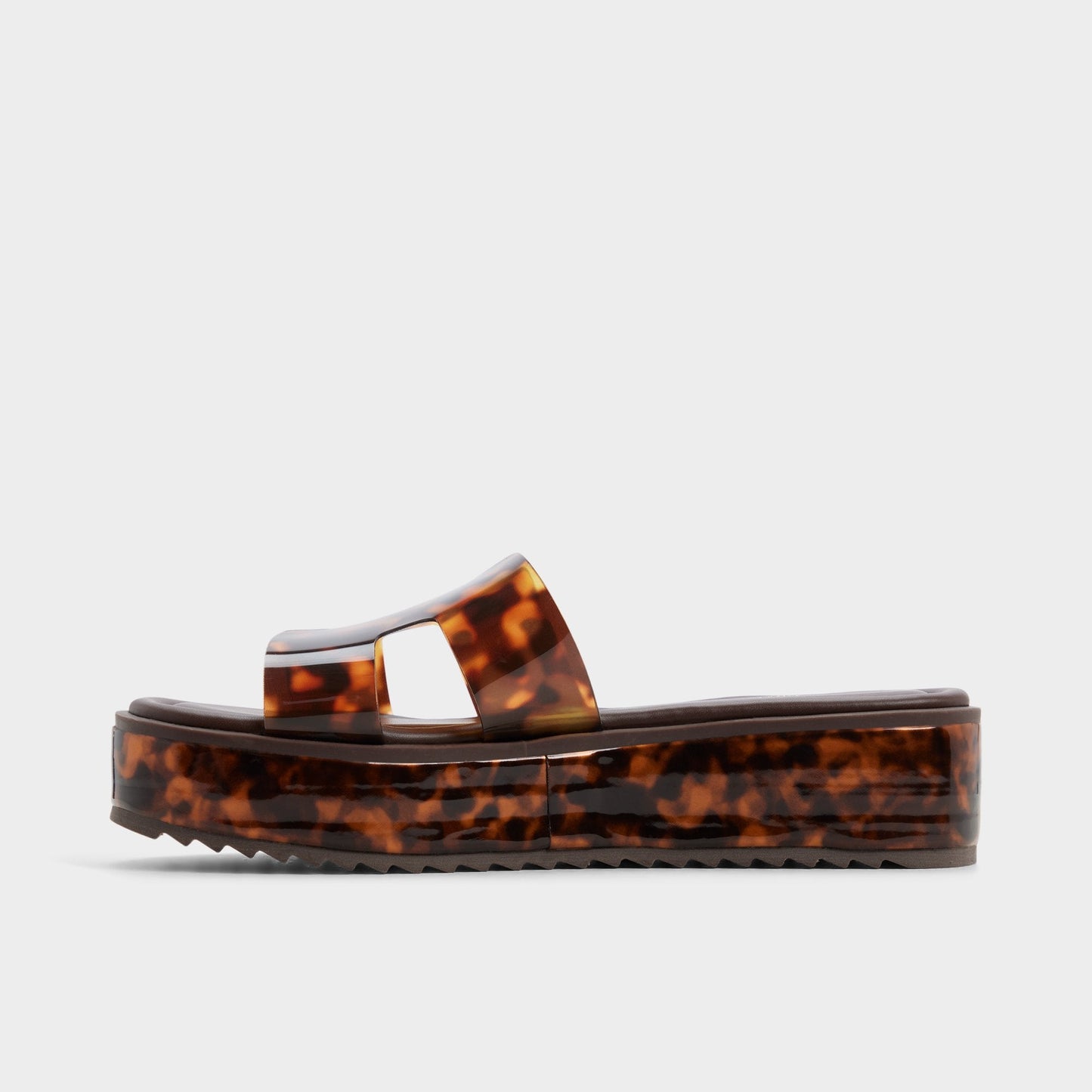 Anayelie in Open Brown - Slide sandal, Platform Aldo Open brown