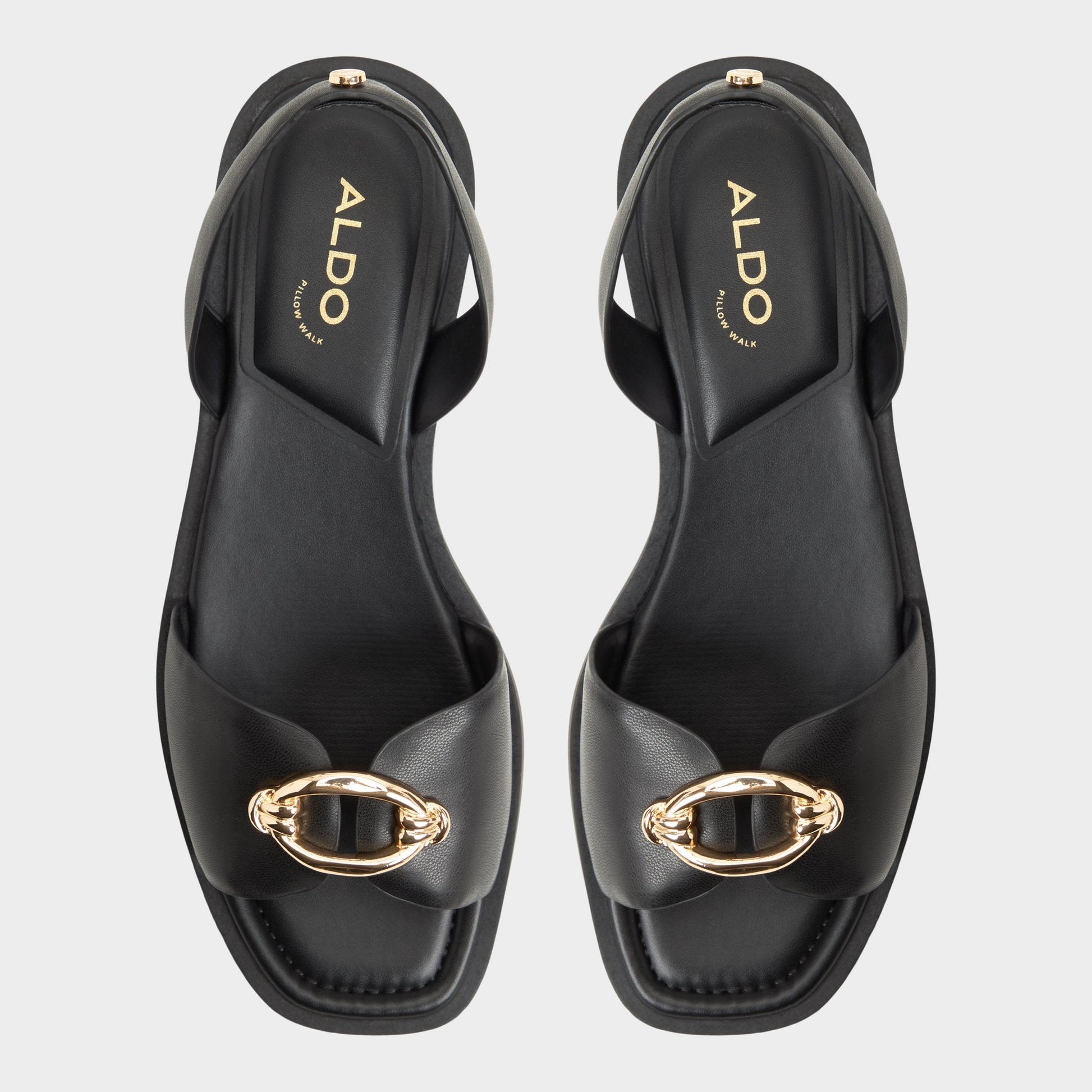 Calelian in Black - Flat sandal Aldo Black
