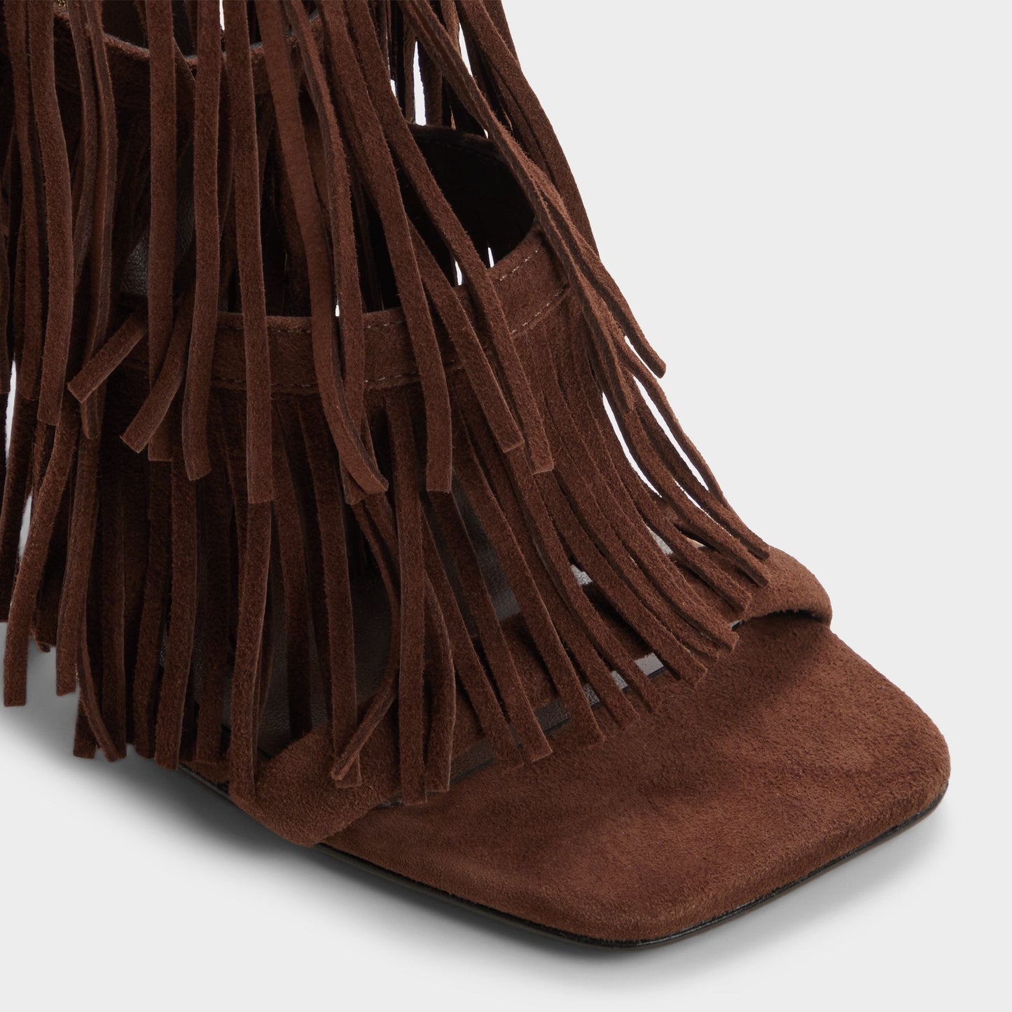 Nahana in Dark Brown - Strappy heeled sandal, Stiletto heel Aldo Dark brown