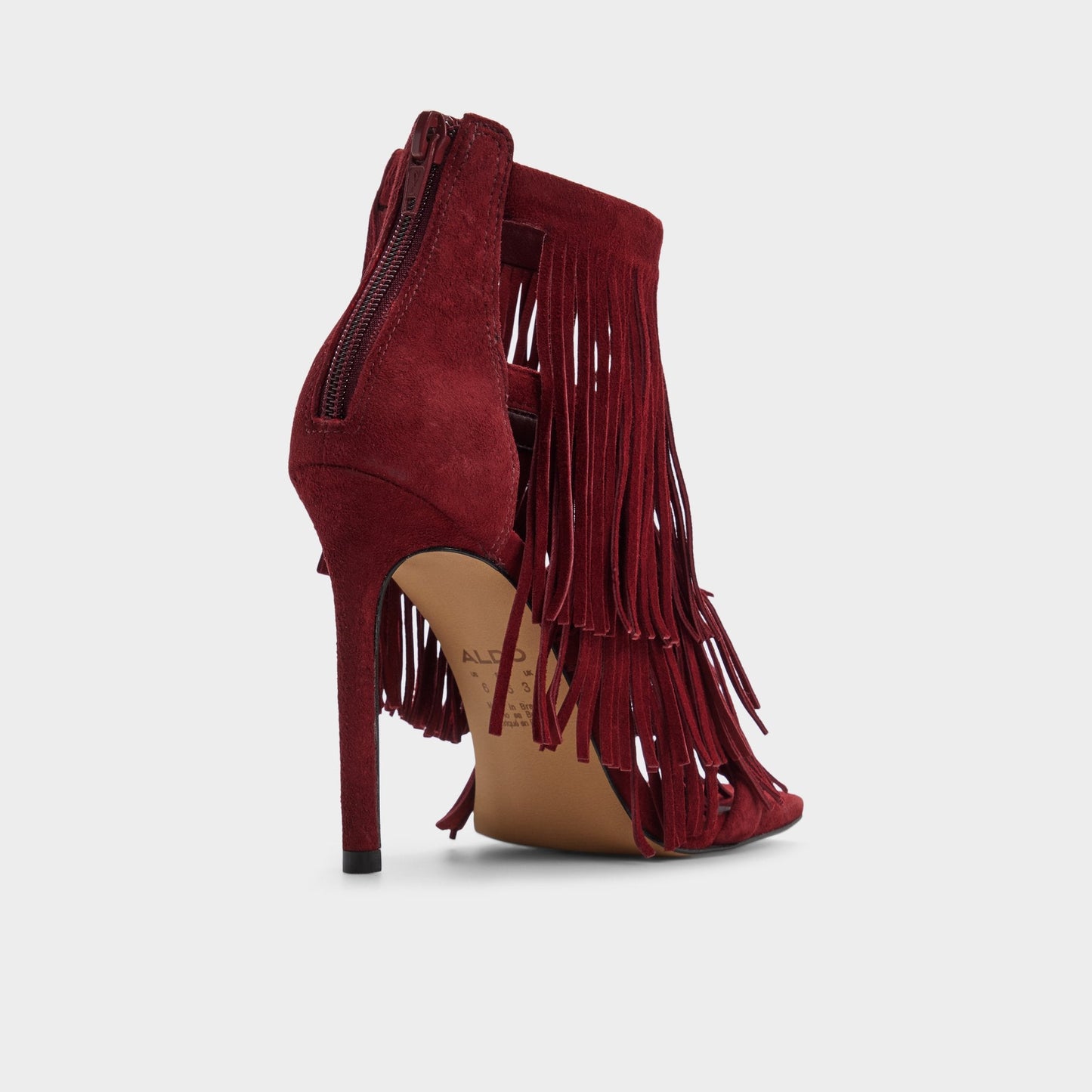 Nahana in Bordo - Strappy heeled sandal, Stiletto heel Aldo Bordo