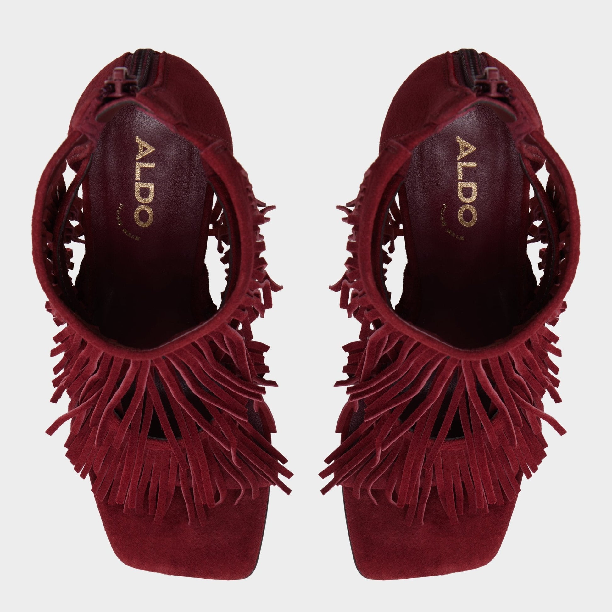 Nahana in Bordo - Strappy heeled sandal, Stiletto heel Aldo Bordo