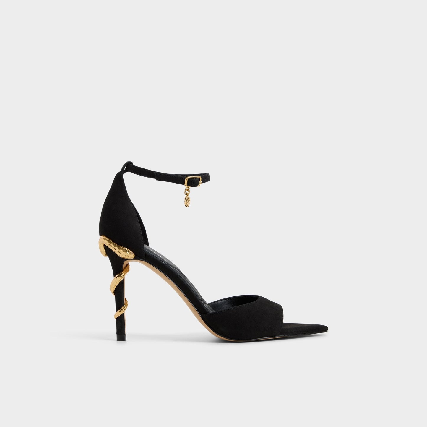 Medeza in Black - Strappy heeled sandal Aldo Black