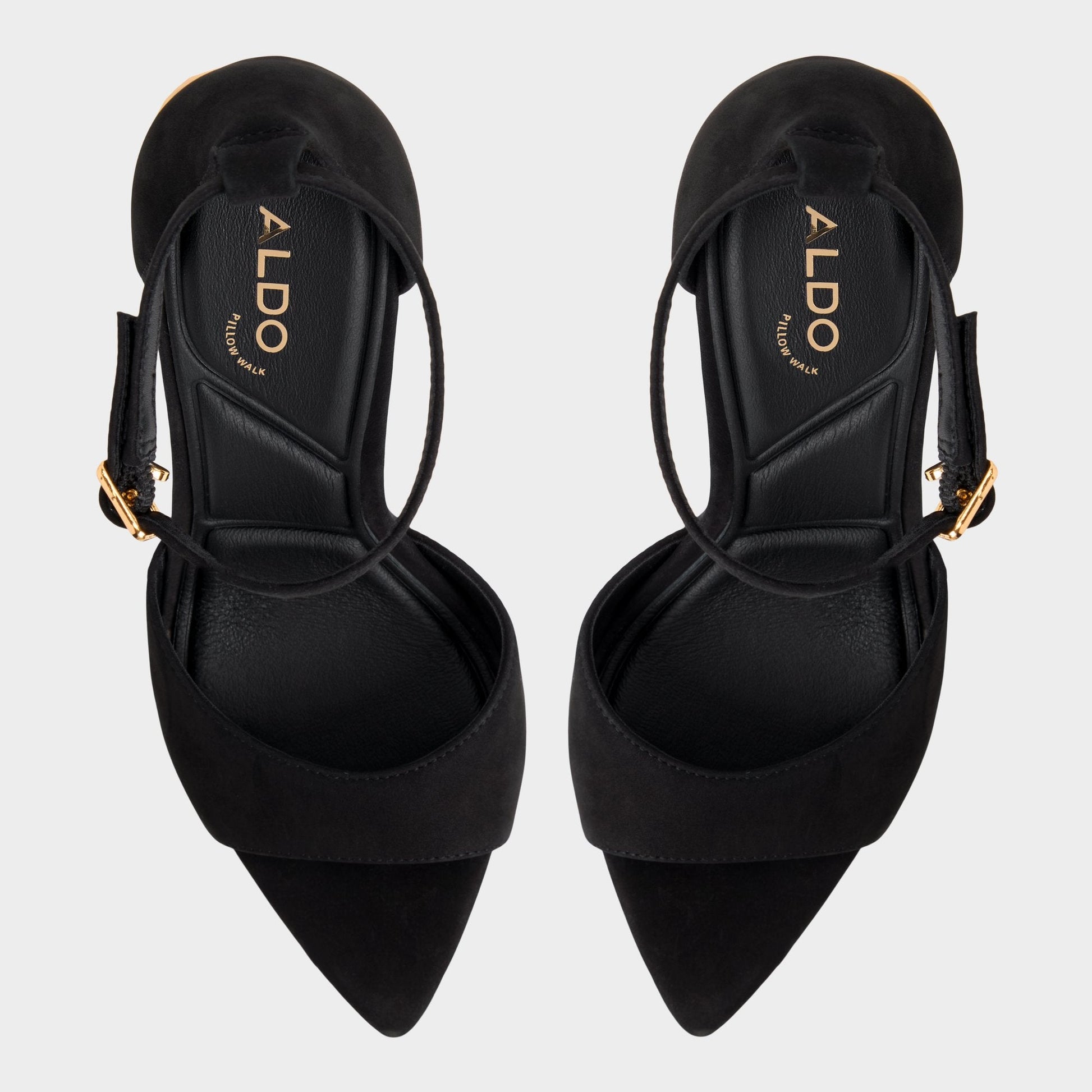 Medeza in Black - Strappy heeled sandal Aldo Black