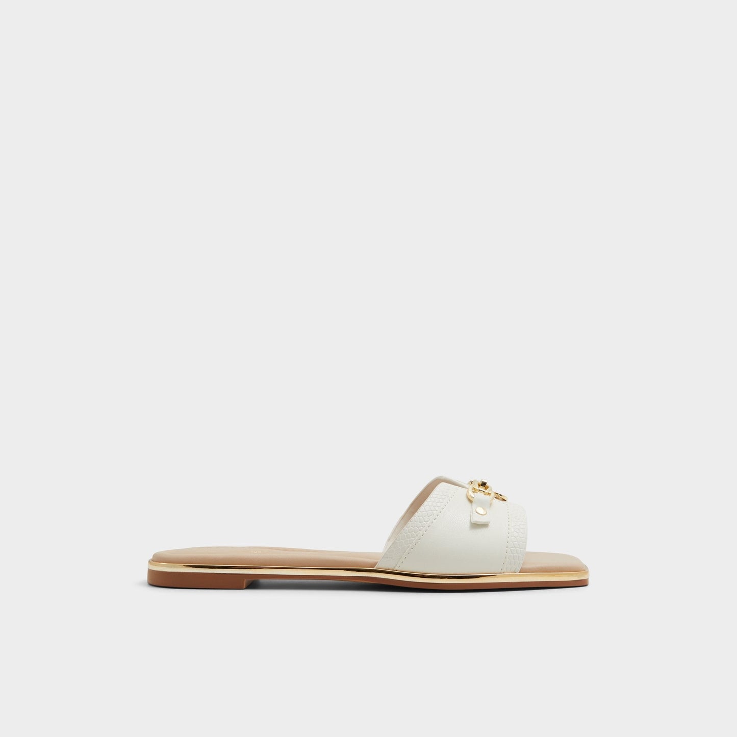 Alamassi Open White Women's Flats - Slide sandal Aldo Open white