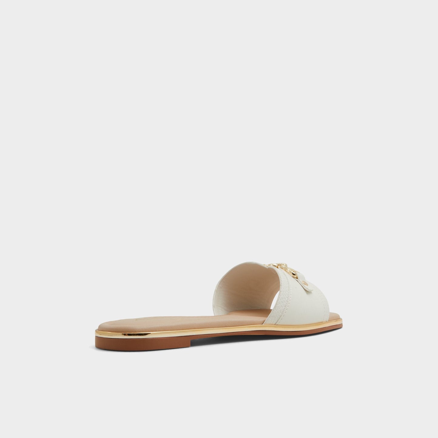 Alamassi Open White Women's Flats - Slide sandal Aldo Open white