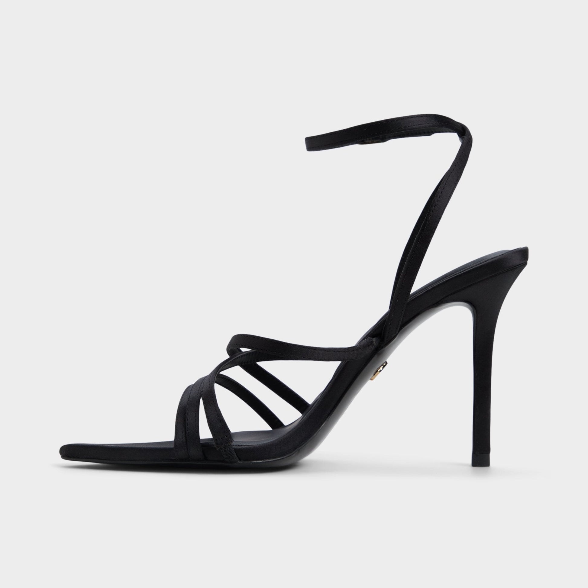 Solania Black Women's Strappy sandals - Strappy heeled sandal, Stiletto heel Aldo Black