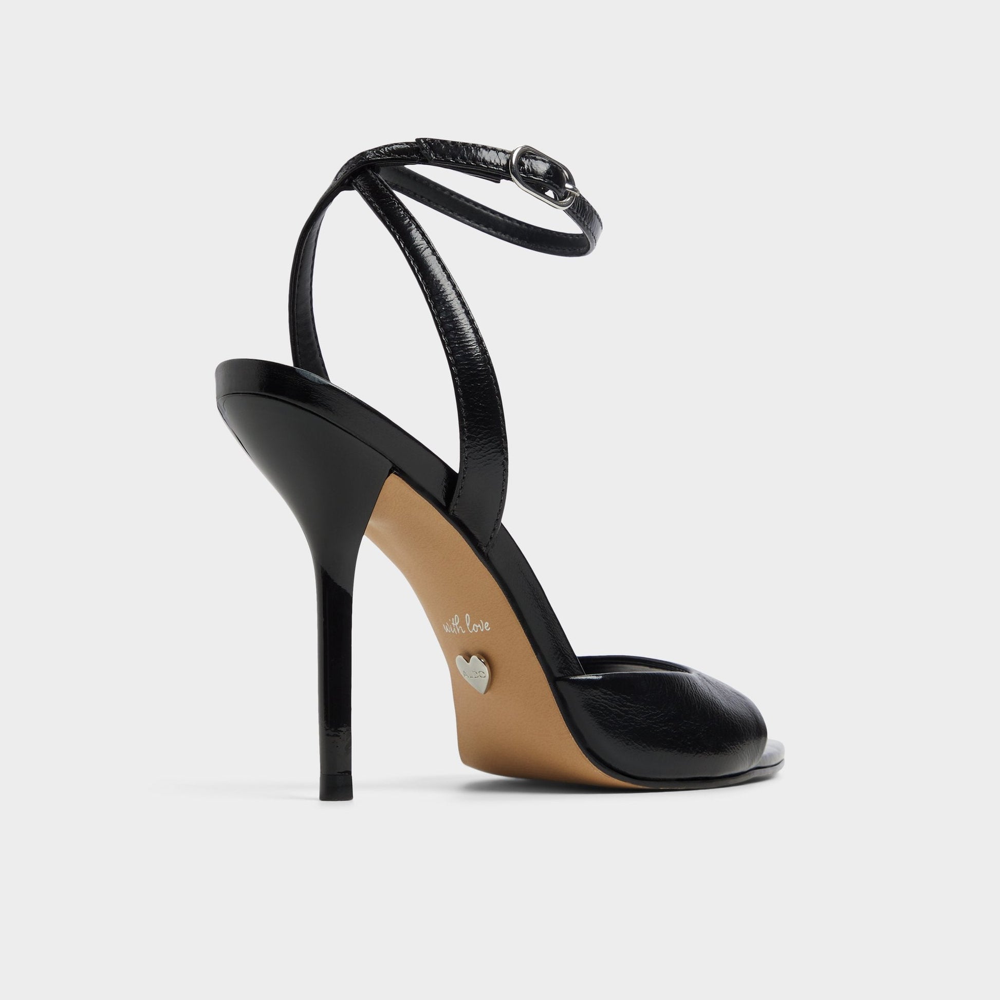 Forevermore Black Women's Strappy sandals - Strappy heeled sandal, Stiletto heel Aldo Black