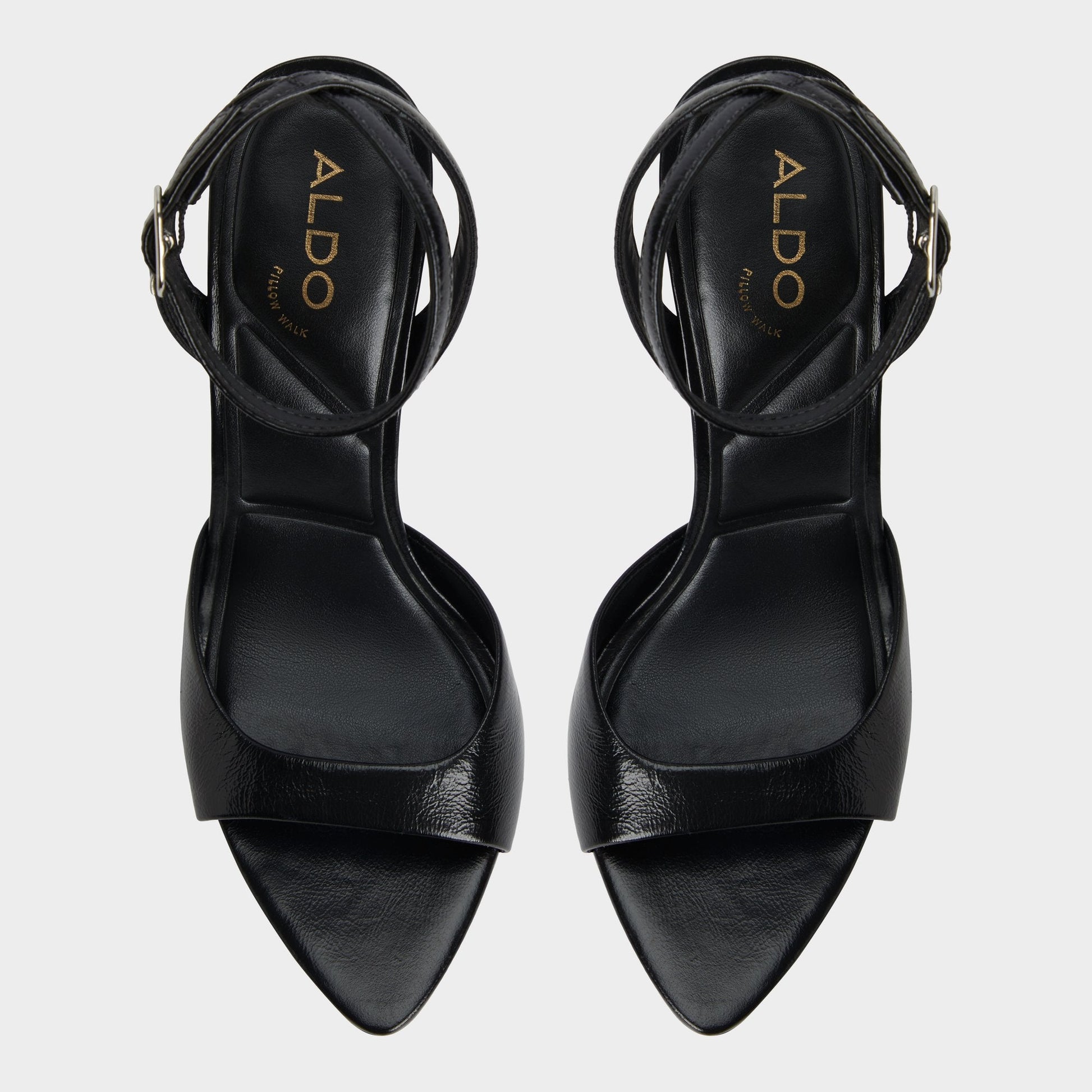 Forevermore Black Women's Strappy sandals - Strappy heeled sandal, Stiletto heel Aldo Black