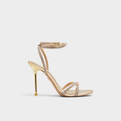 Manaelden Gold Women's Heeled sandals - Strappy heeled sandal, Stiletto heel Aldo Gold