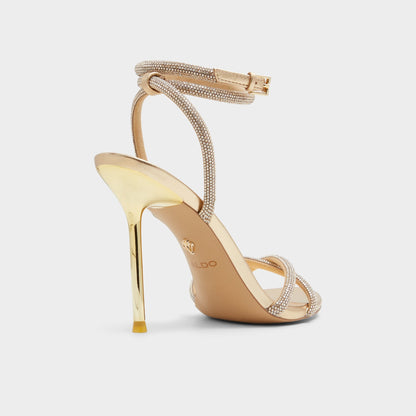 Manaelden Gold Women's Heeled sandals - Strappy heeled sandal, Stiletto heel Aldo Gold