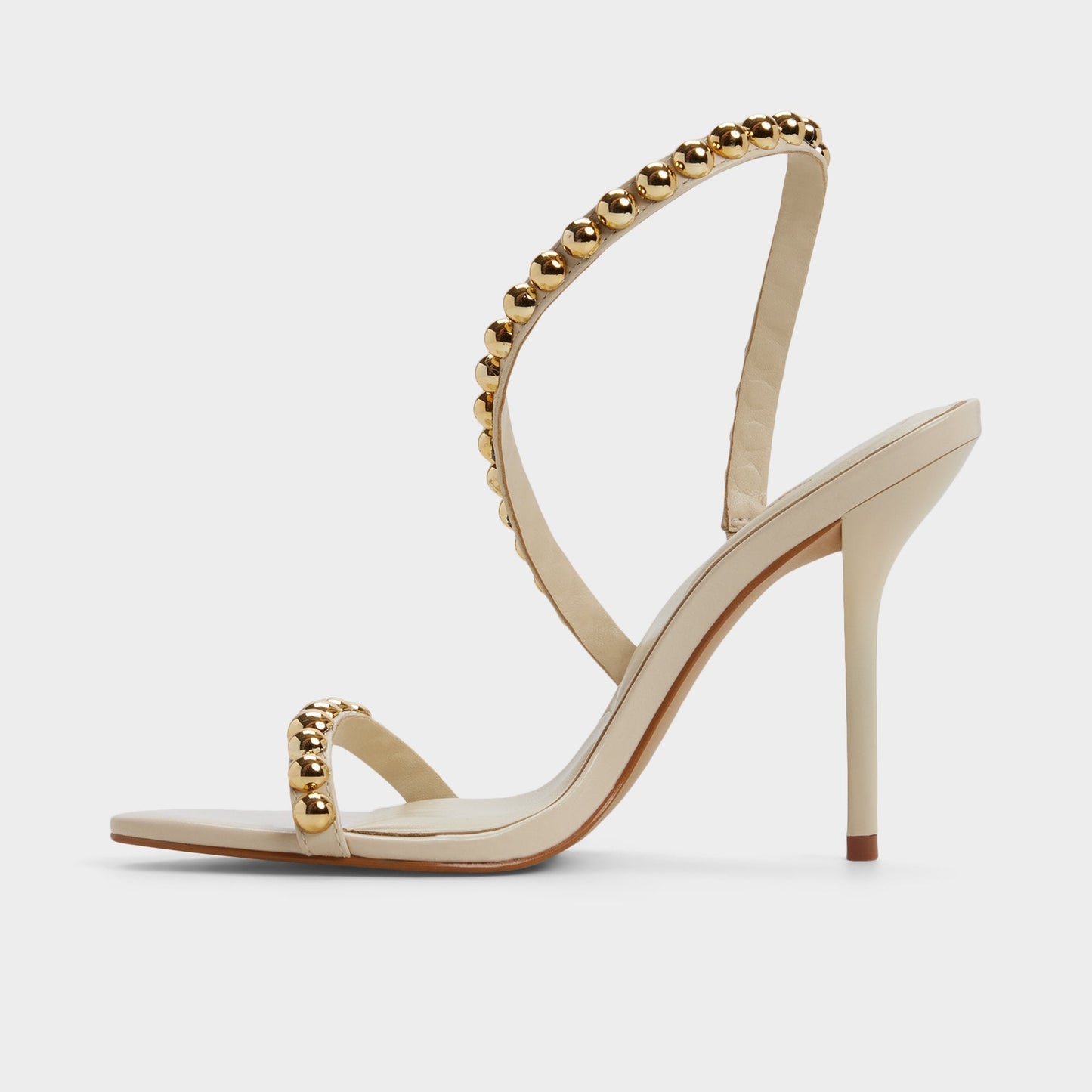 Attey in Cream - Strappy heeled sandal, Stiletto heel Aldo Cream