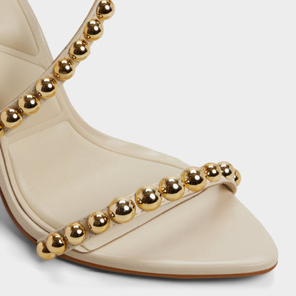 Attey in Cream - Strappy heeled sandal, Stiletto heel Aldo Cream