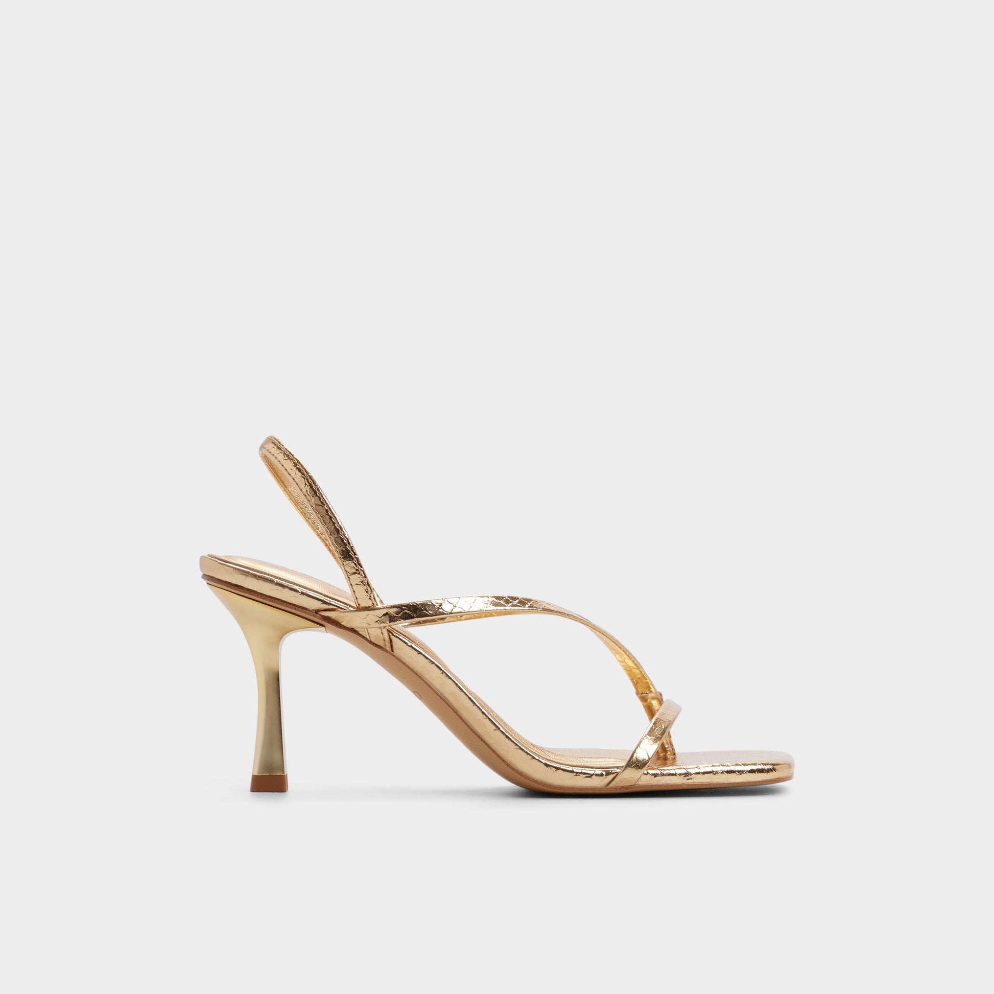 Riva in Gold 14213553 - Sling back heeled sandal, Stiletto heel Aldo Gold