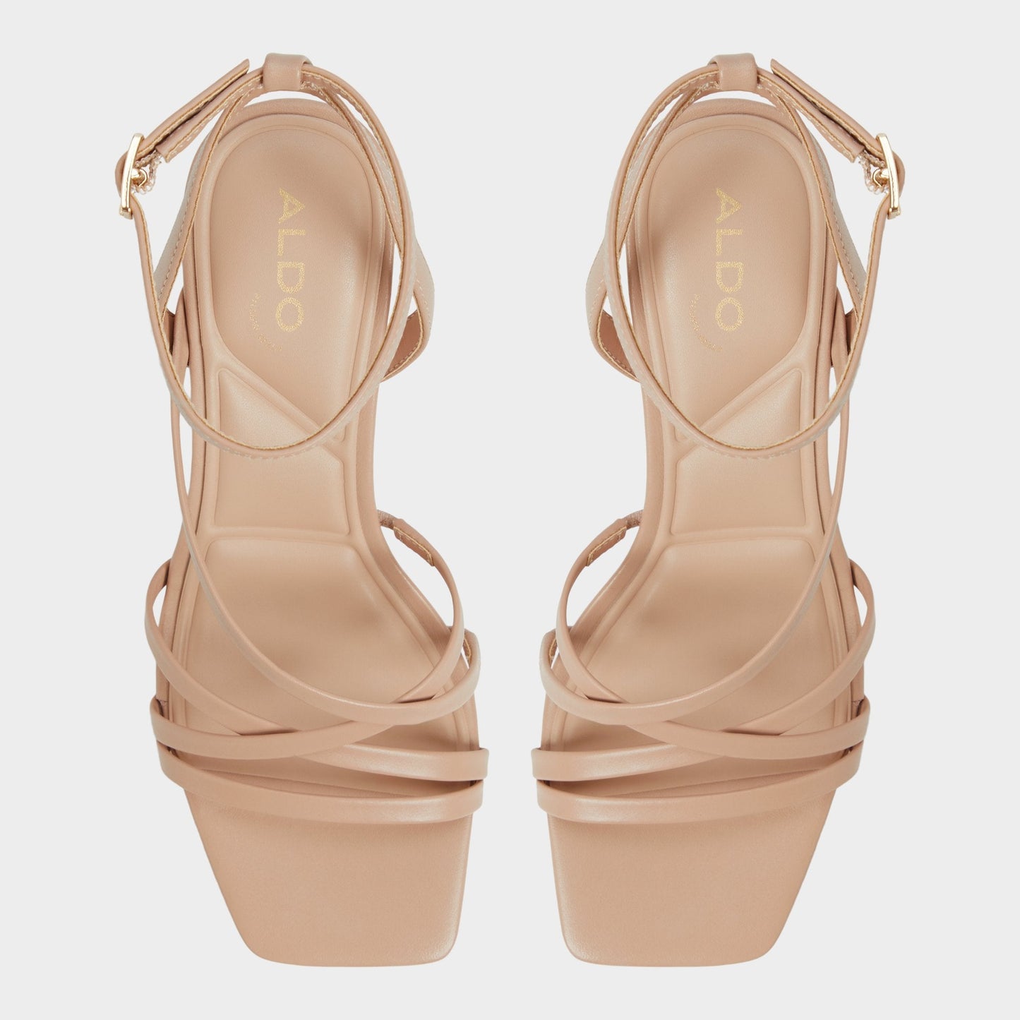 Esther Tan Women's Block heels - Strappy heeled sandal, Block heel Aldo Tan