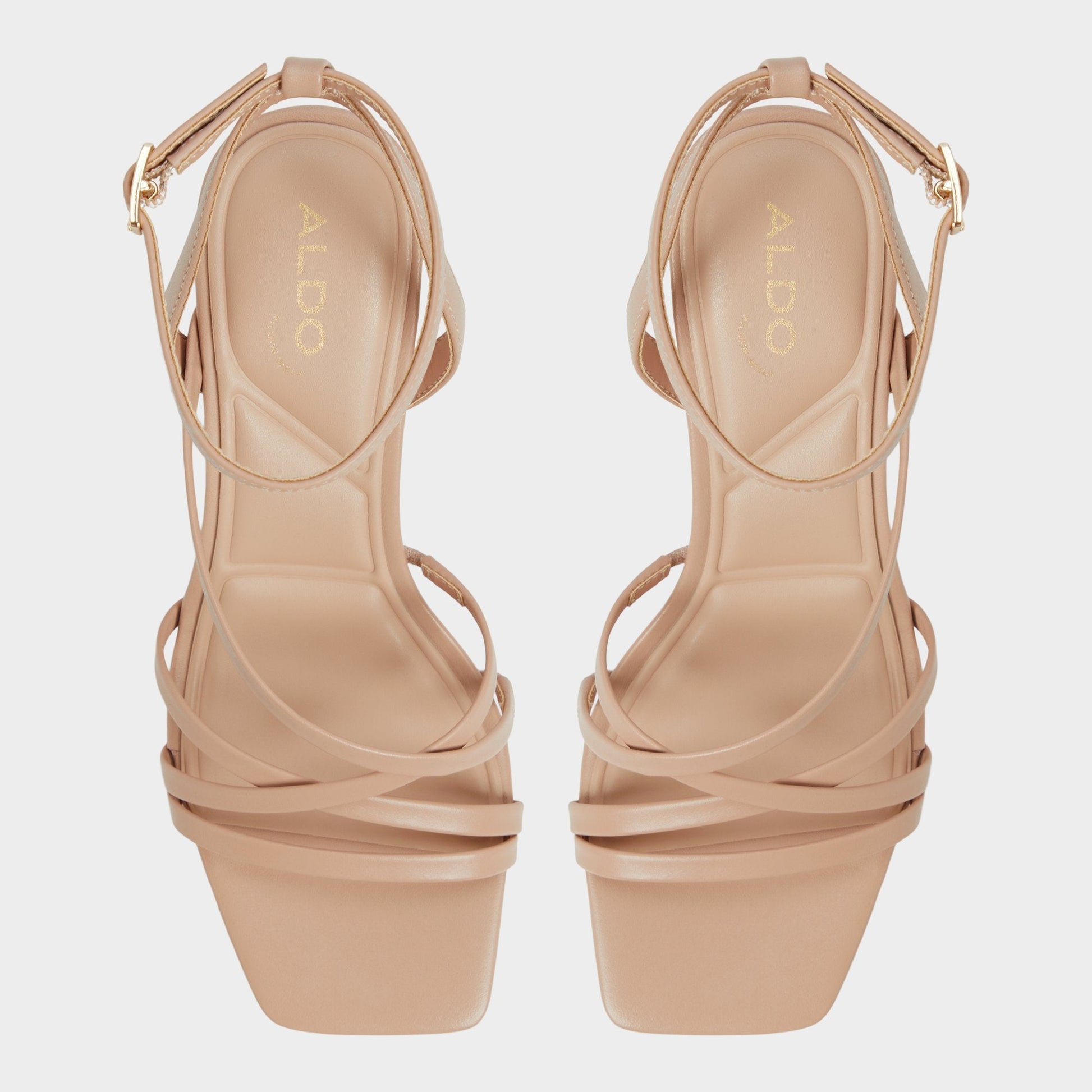 Esther Tan Women's Block heels - Strappy heeled sandal, Block heel Aldo Tan