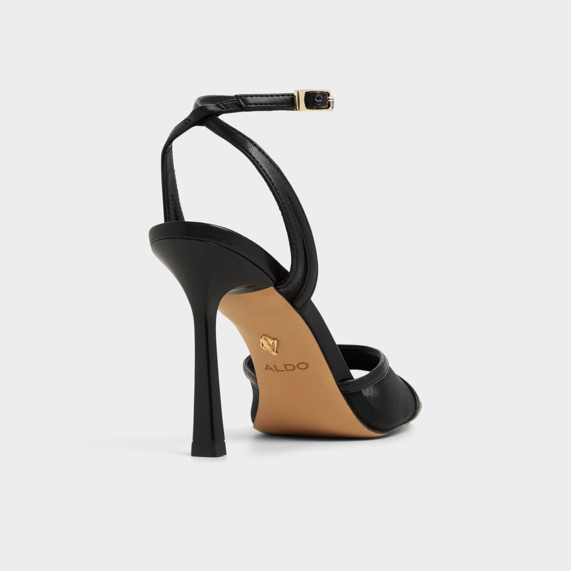 Sharra in Black 14119591 - Strappy heeled sandal, Stiletto heel Aldo Black