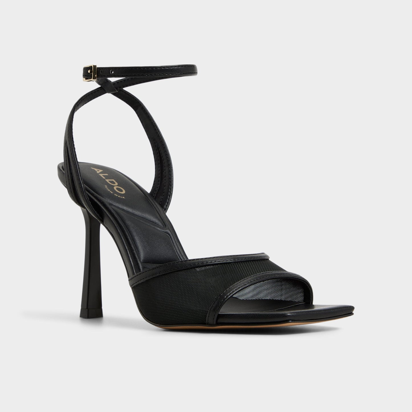Sharra in Black 14119591 - Strappy heeled sandal, Stiletto heel Aldo Black