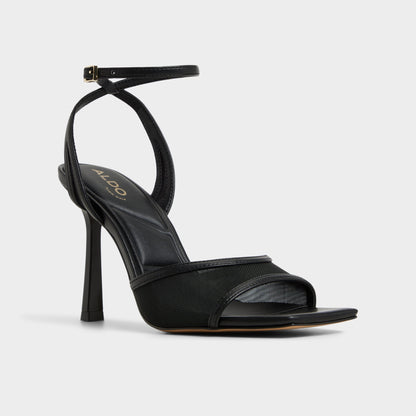 Sharra in Black 14119591 - Strappy heeled sandal, Stiletto heel Aldo Black