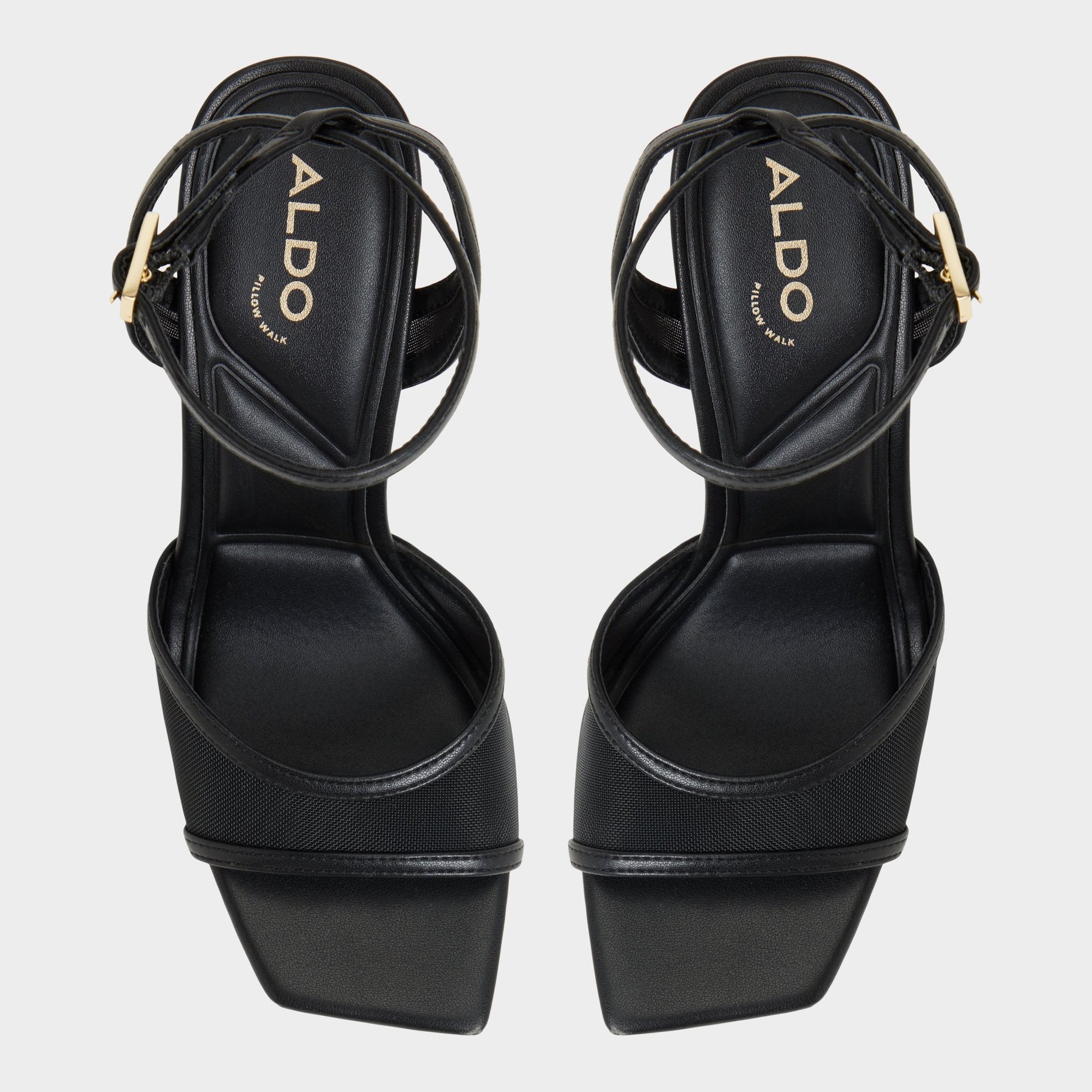 Sharra in Black 14119591 - Strappy heeled sandal, Stiletto heel Aldo Black