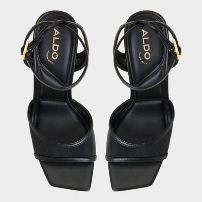 Sharra in Black 14119591 - Strappy heeled sandal, Stiletto heel Aldo Black