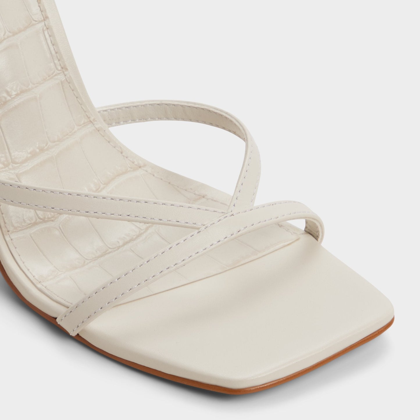Beachglass in White Bone - Strappy heeled sandal Aldo White/bone
