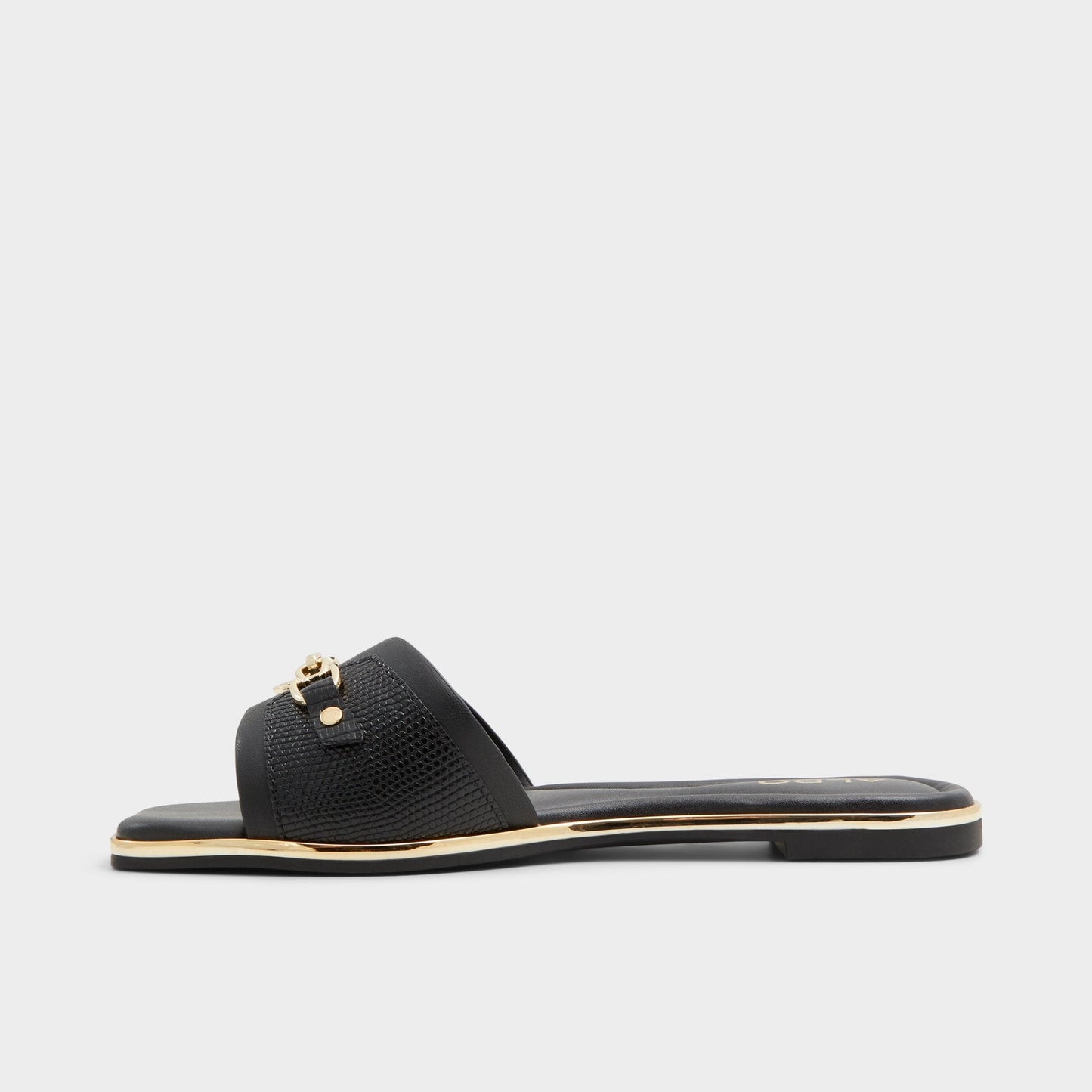 Alamassi Black Women's Flats - Slide sandal Aldo Black