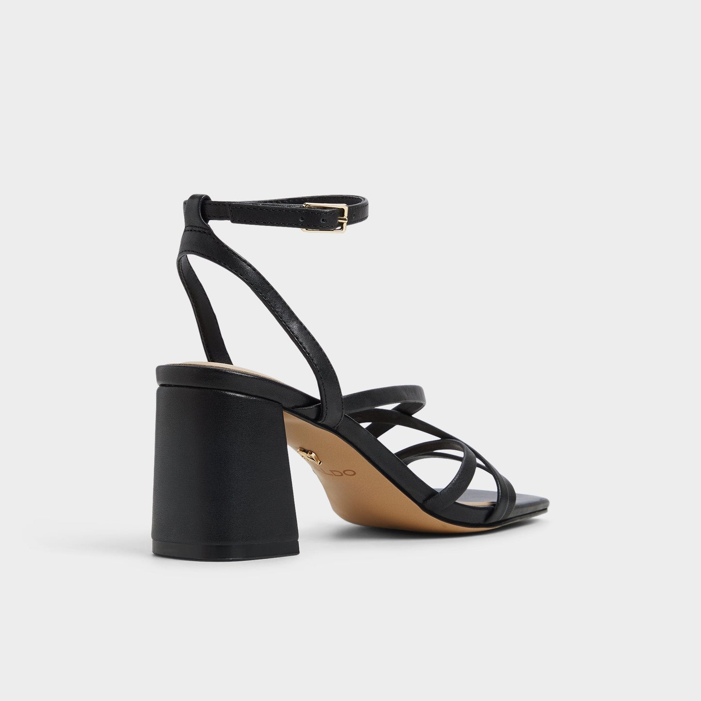 Esther Black Women's Block heels - Strappy heeled sandal, Block heel Aldo Black