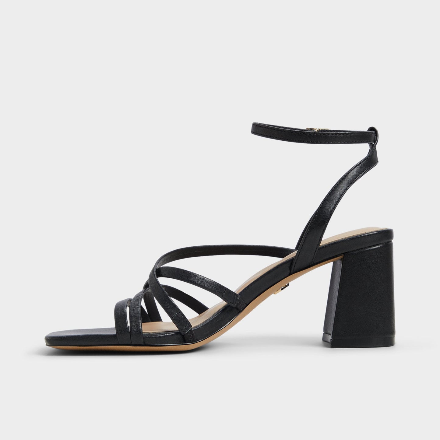 Esther Black Women's Block heels - Strappy heeled sandal, Block heel Aldo Black