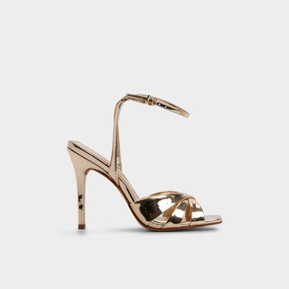 Meteora in Gold - Strappy heeled sandal, Stiletto heel Aldo Gold
