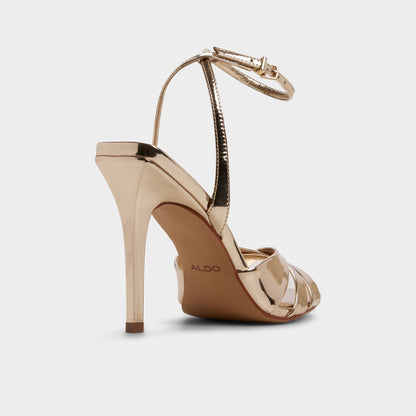 Meteora in Gold - Strappy heeled sandal, Stiletto heel Aldo Gold