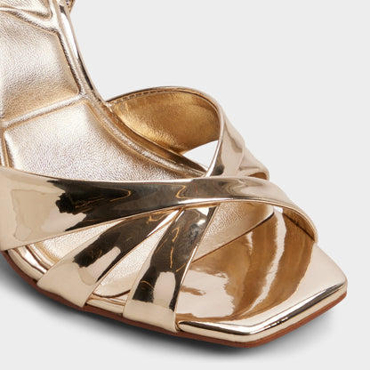 Meteora in Gold - Strappy heeled sandal, Stiletto heel Aldo Gold