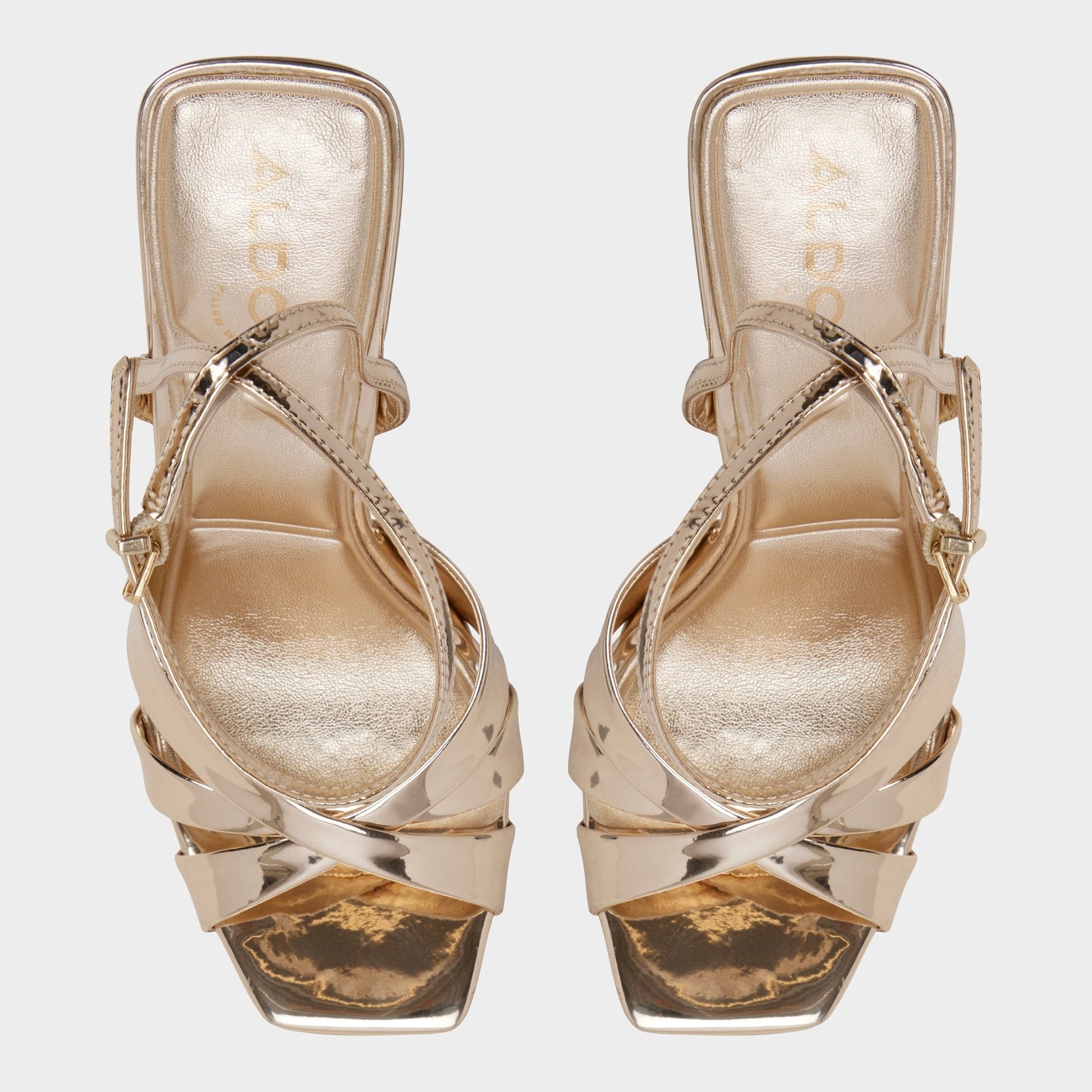 Meteora in Gold - Strappy heeled sandal, Stiletto heel Aldo Gold