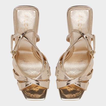 Meteora in Gold - Strappy heeled sandal, Stiletto heel Aldo Gold