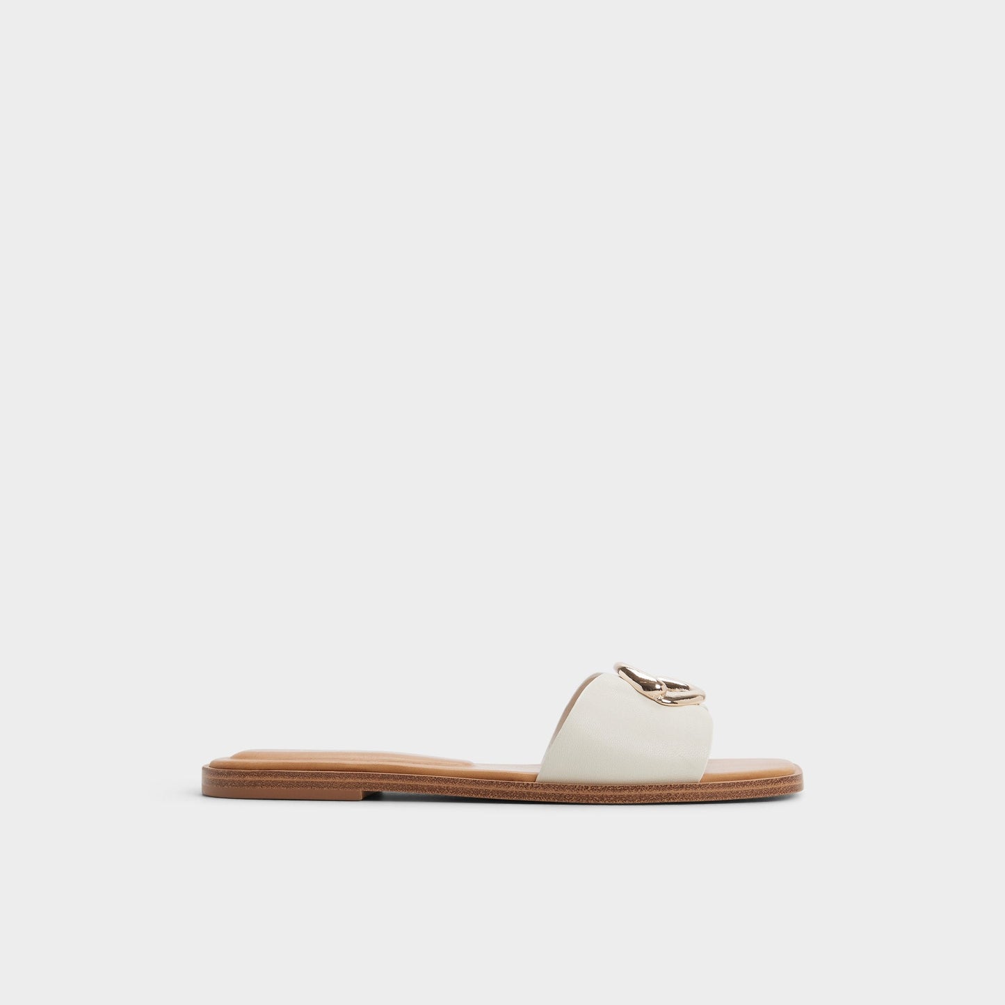 Biggin in White Bone - Slide sandal Aldo White/bone