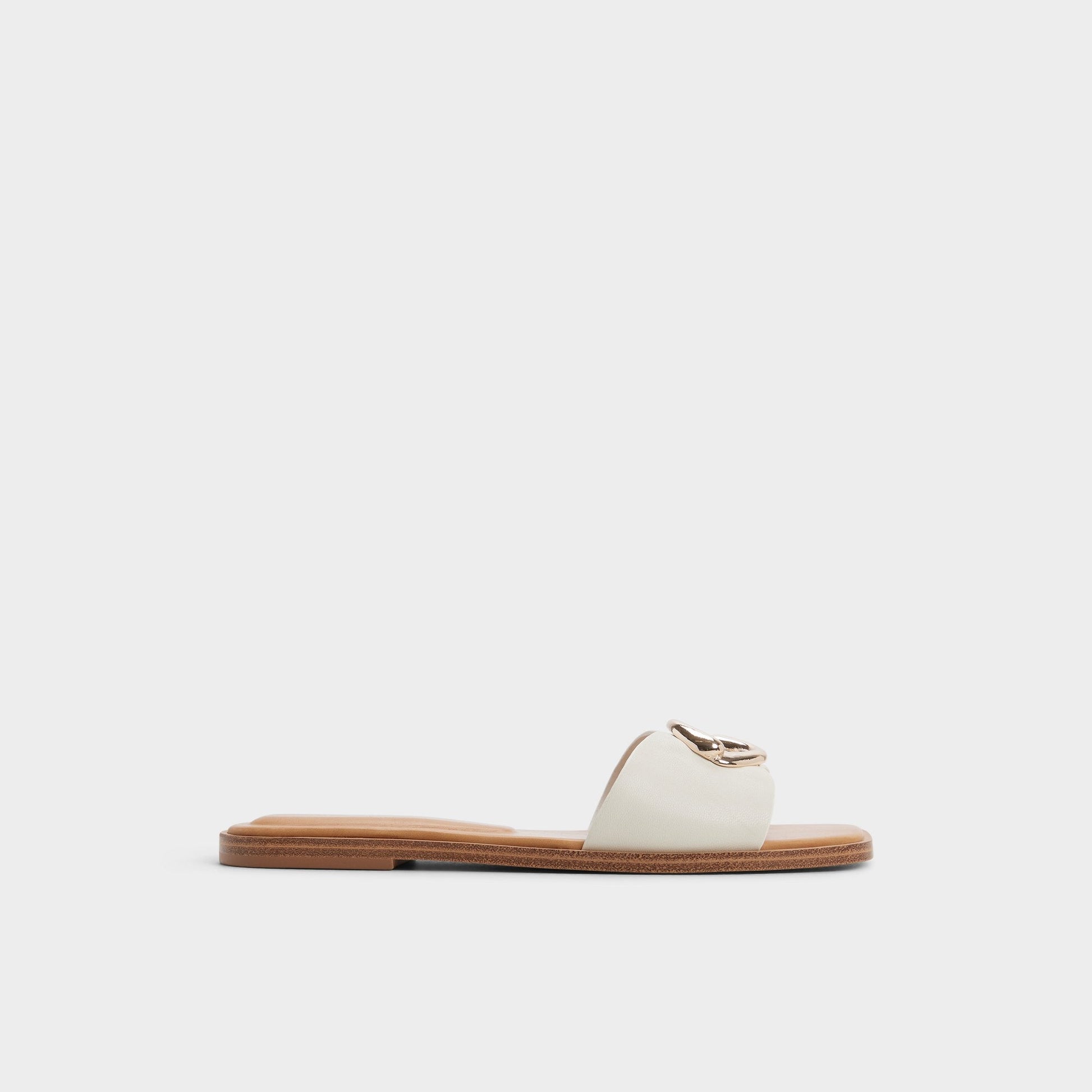 Biggin in White Bone - Slide sandal Aldo White/bone