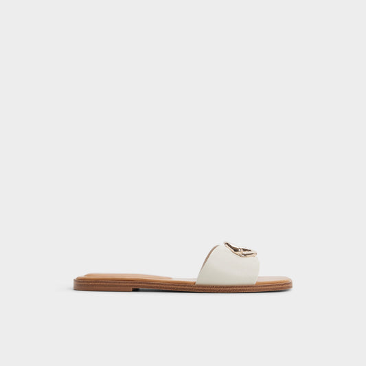 Biggin in White Bone - Slide sandal Aldo White/bone